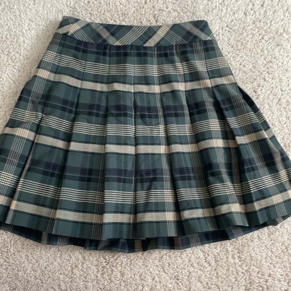 Aritzia plaid skirt